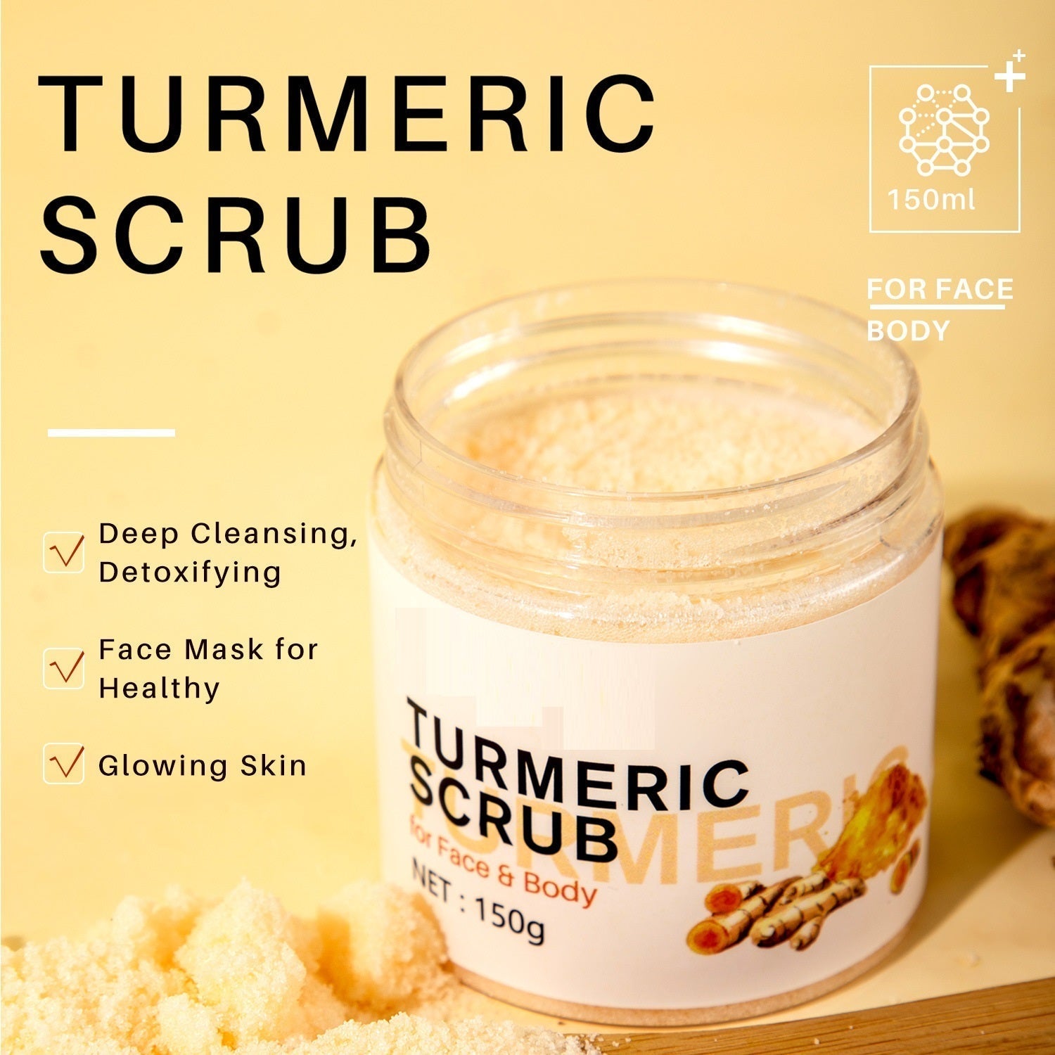 turmeric scrub cream suitable