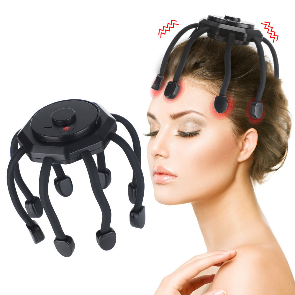 Electric Octopus Head Massager