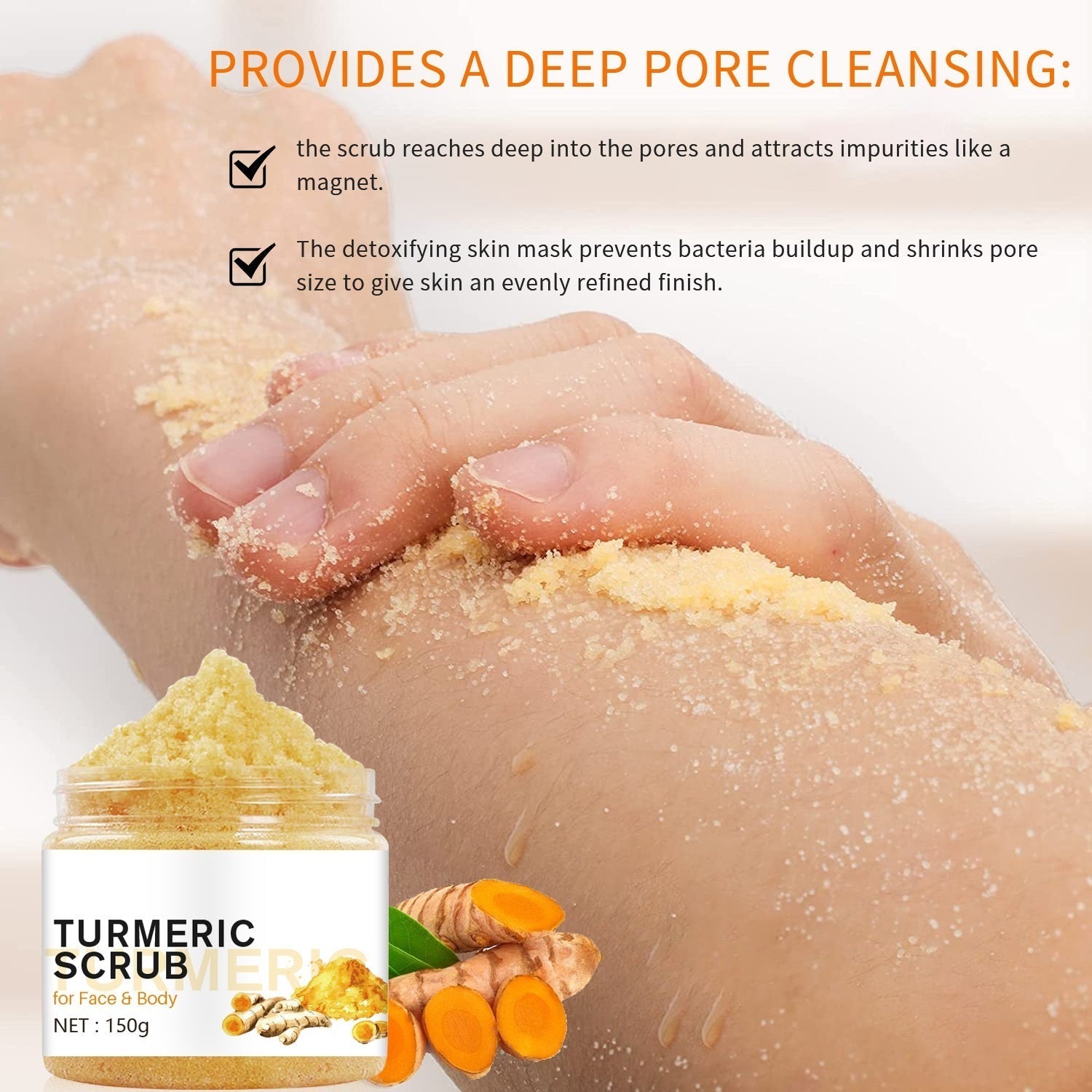 turmeric scrub cream suitable