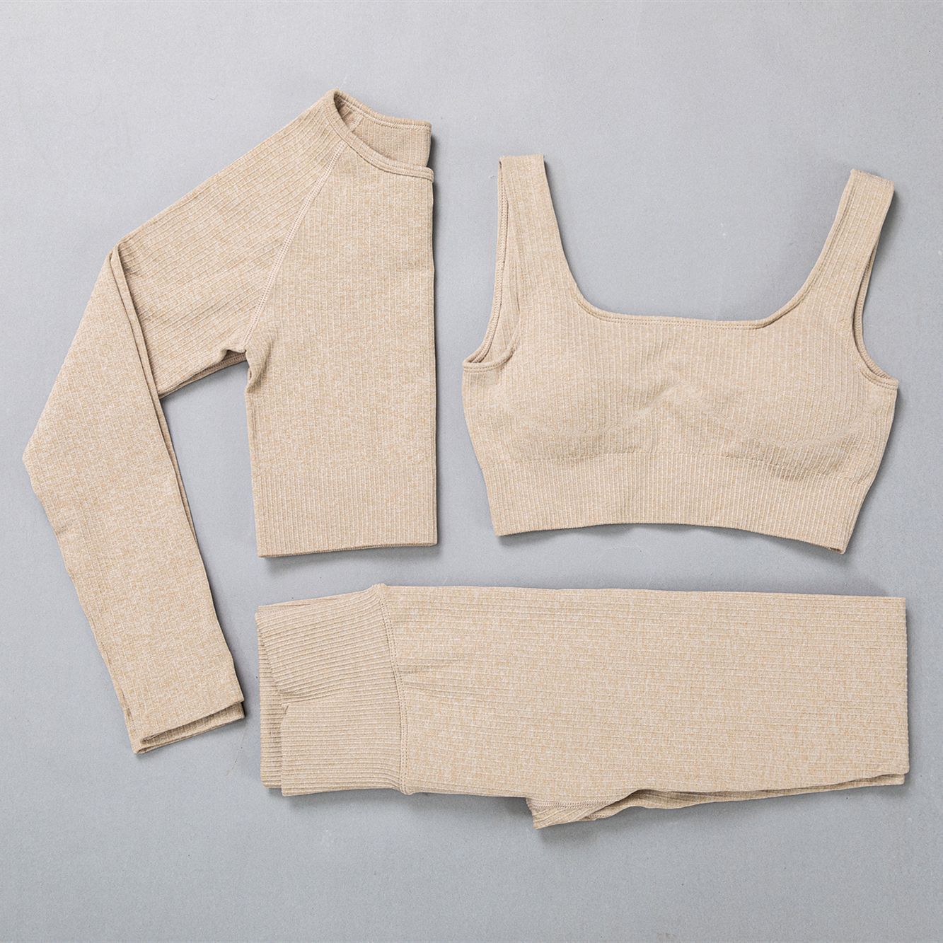 High Elastic Jacquard Yoga Set