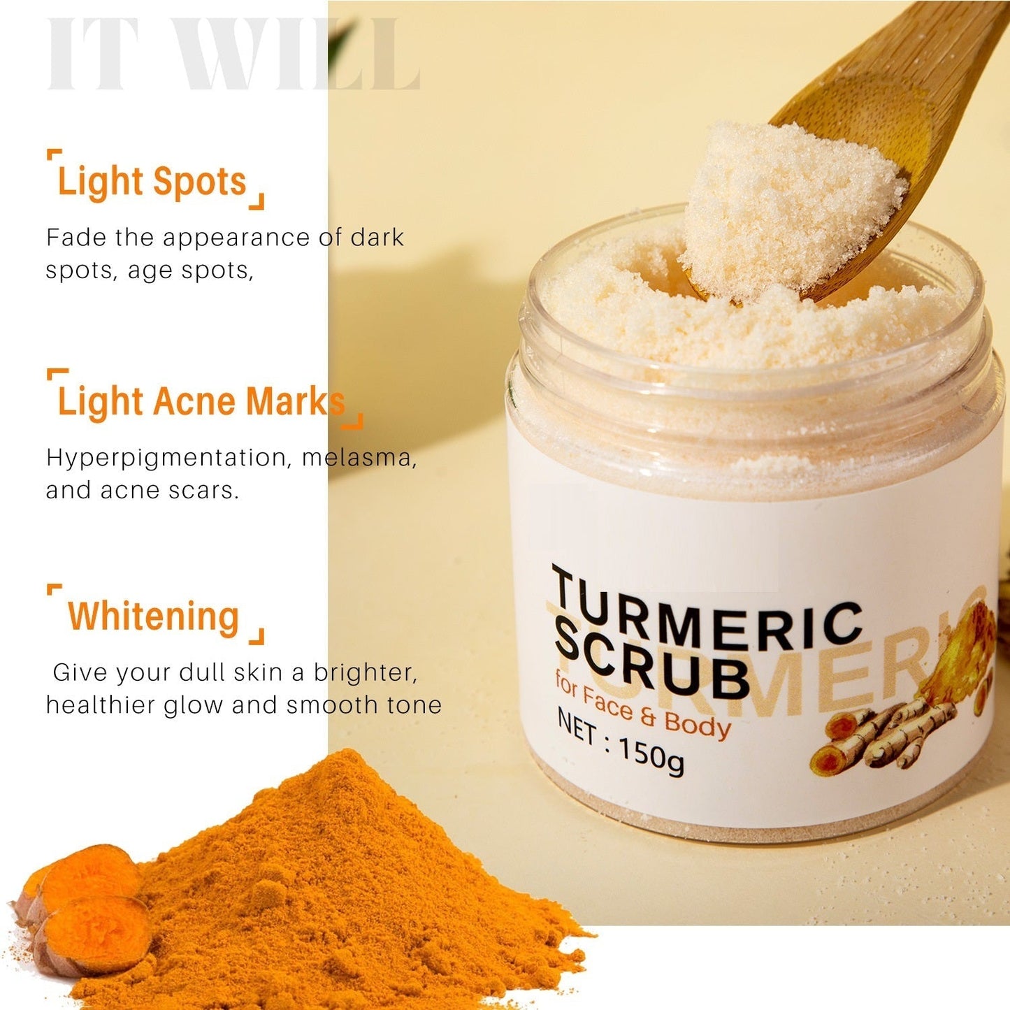 turmeric scrub cream suitable