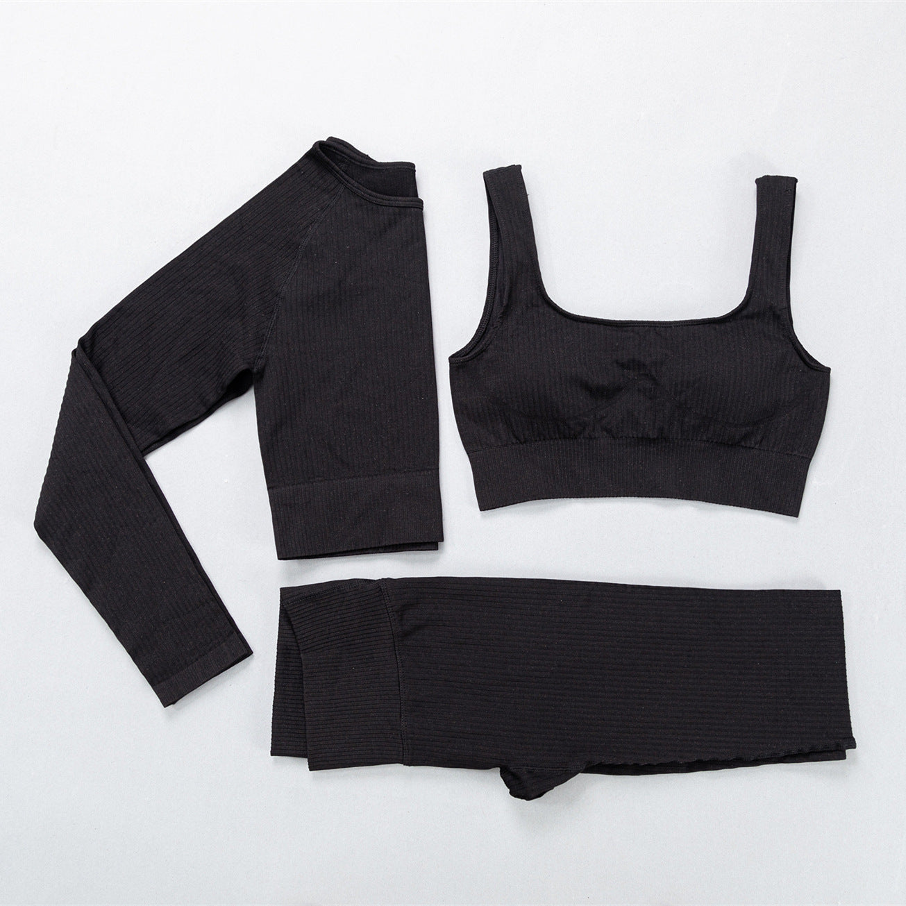 High Elastic Jacquard Yoga Set