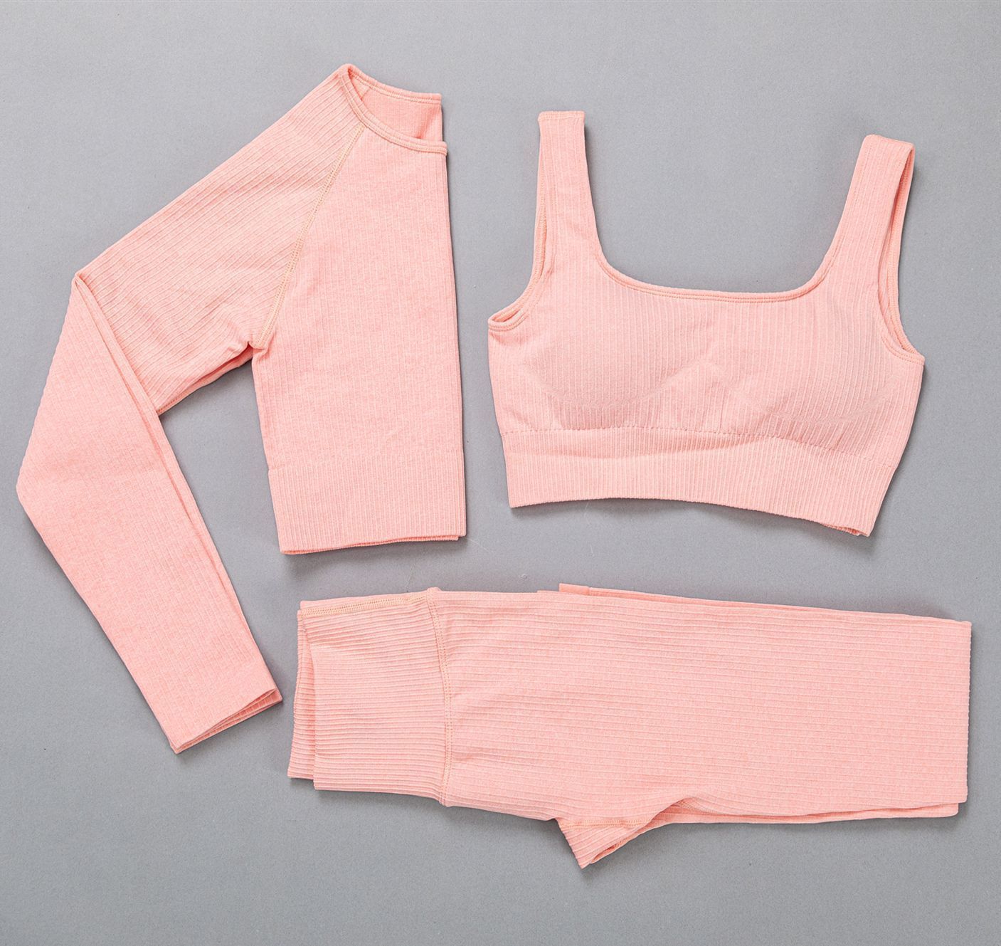 High Elastic Jacquard Yoga Set