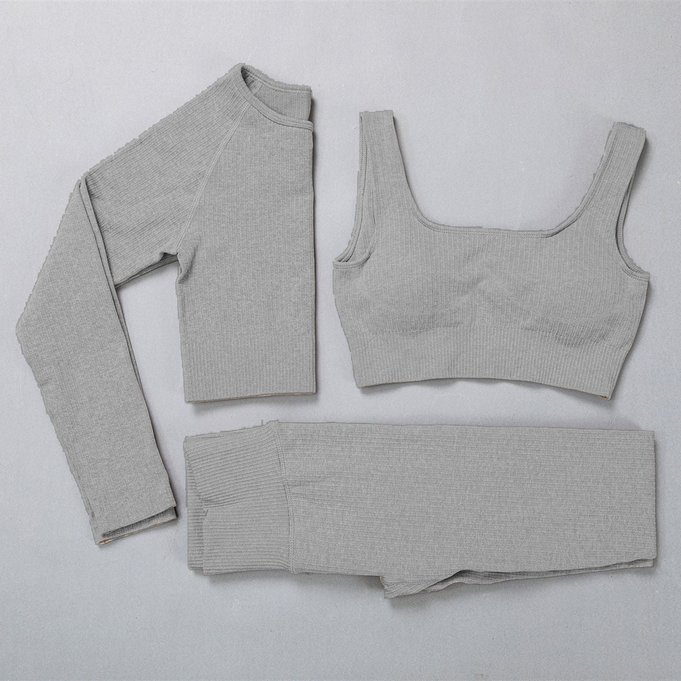 High Elastic Jacquard Yoga Set