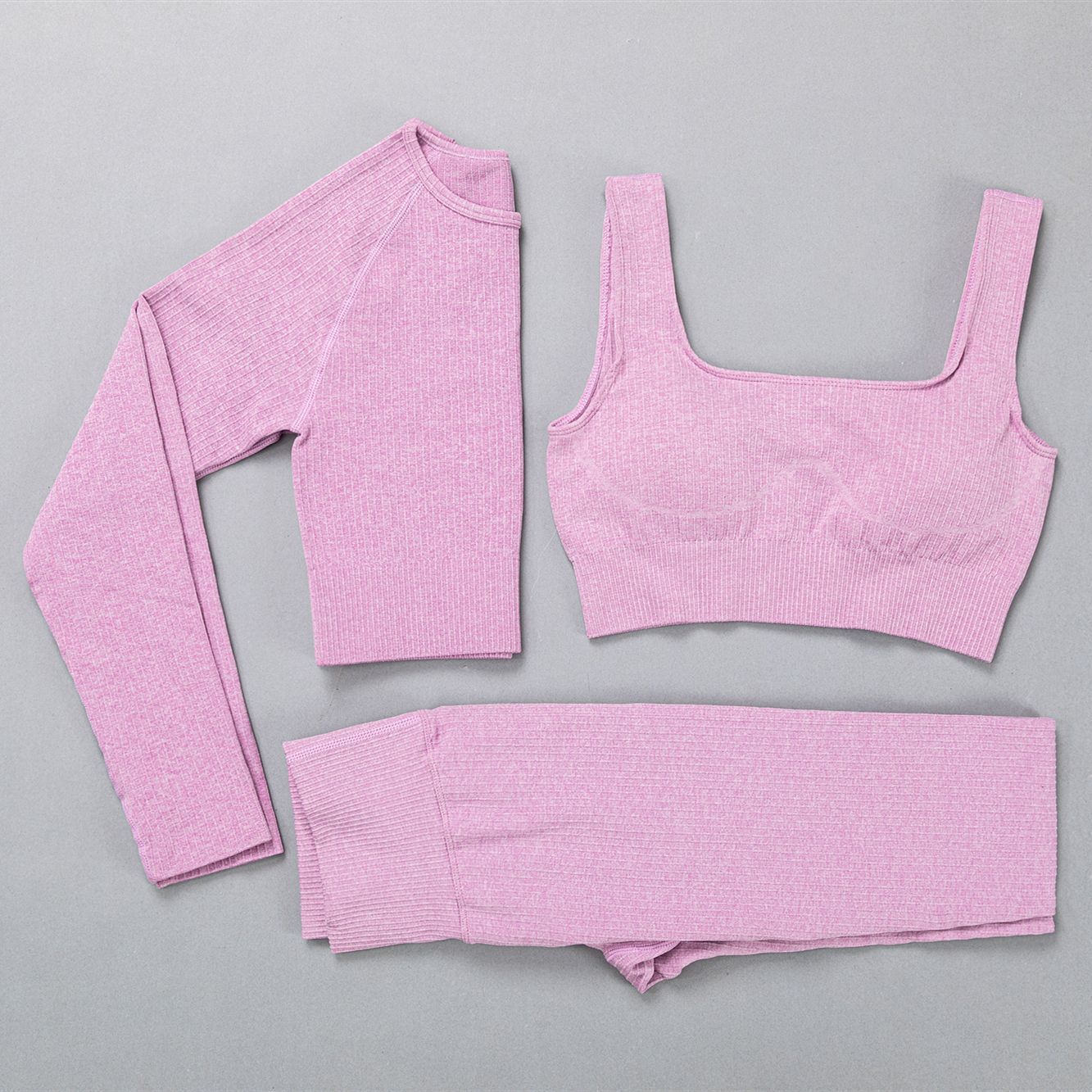 High Elastic Jacquard Yoga Set