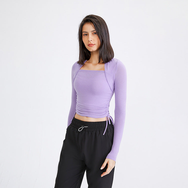 Elastic Workout Top for Women